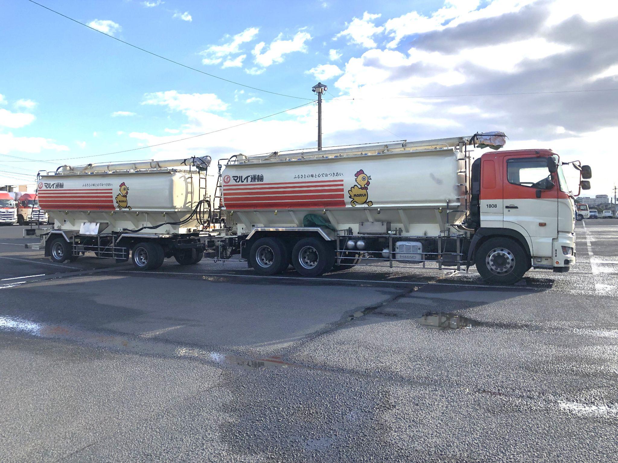 フルトレーラ・バルク車の導入で輸送効率を高める