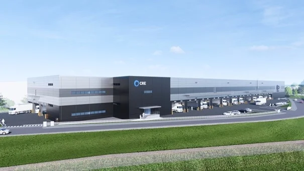 トラックバースを北面と西面に設置して大型車27台が同時に接車可能（完成予想図）