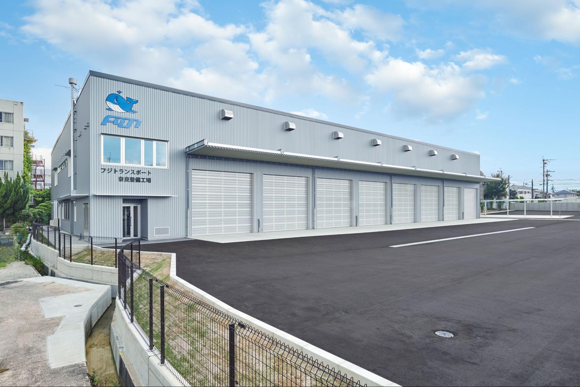 フジホールディングスは3年以内に整備拠点を50カ所に増やす（奈良整備工場）