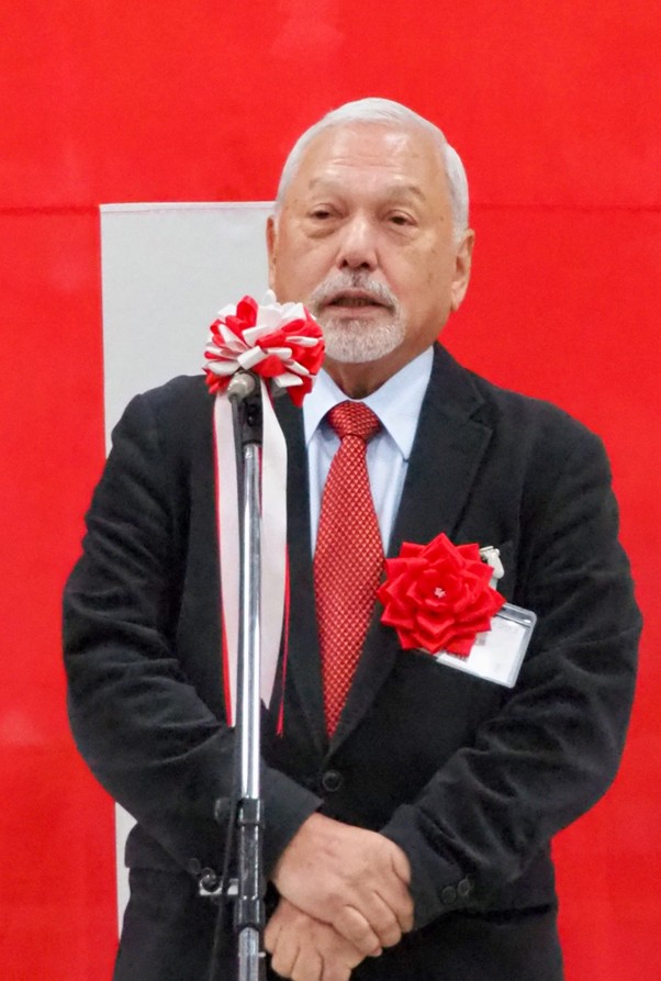 「これからの時代を見据えた倉庫になった」とニッコンHDの黒岩社長