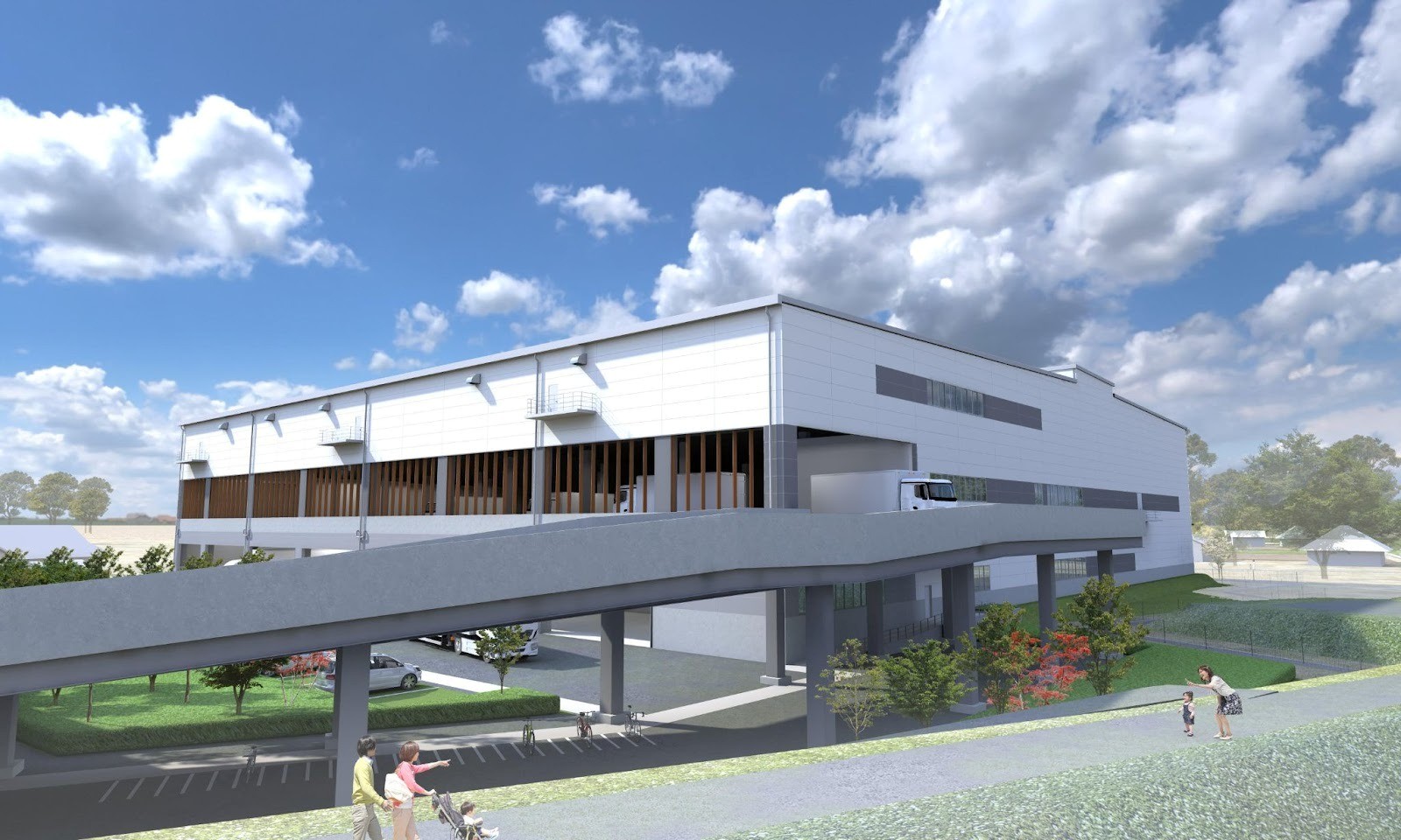 幅広い業種で活用しやすい（完成予想図）