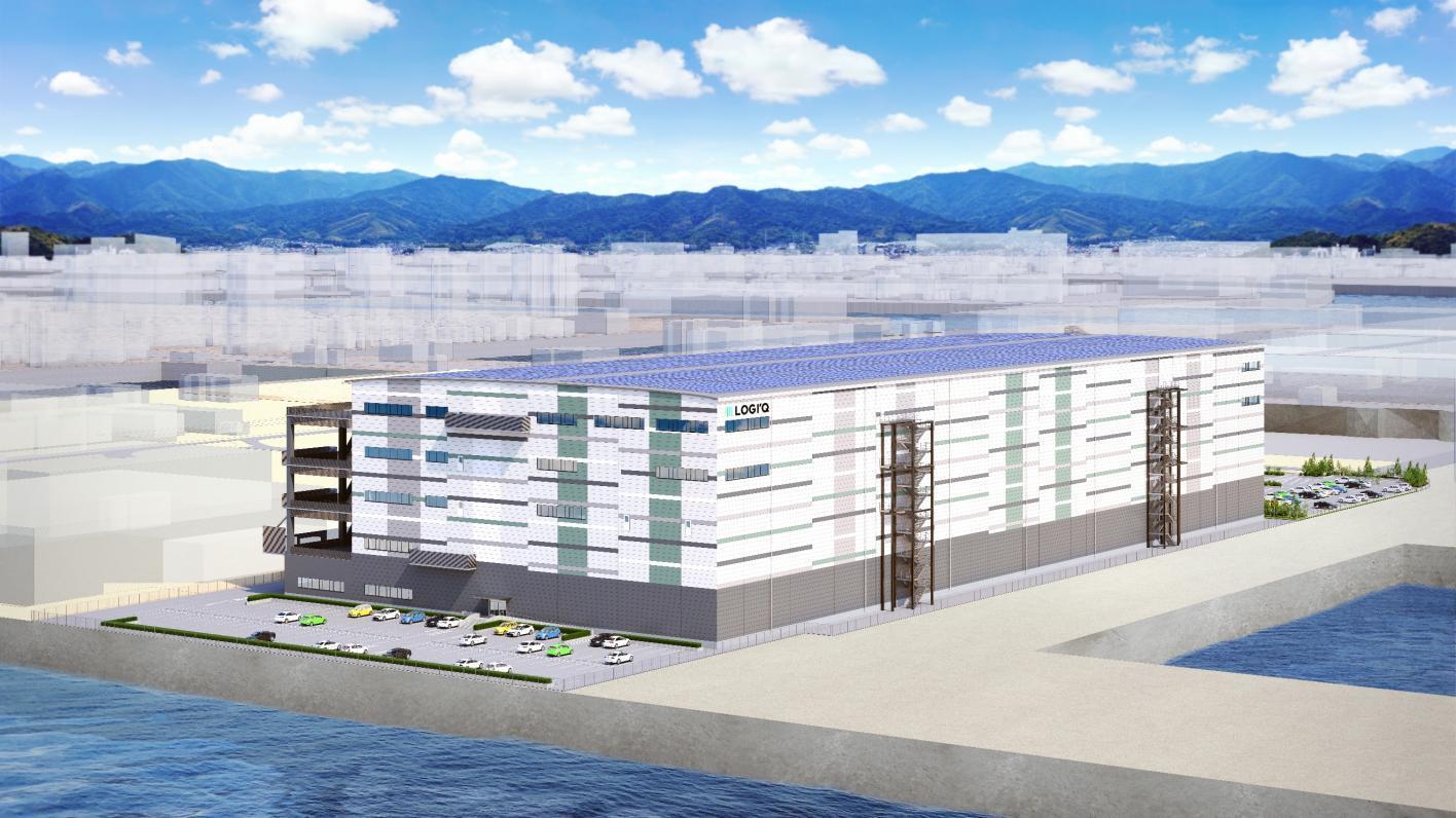 一部に冷凍・冷蔵倉庫エリアを用意（完成予想図）