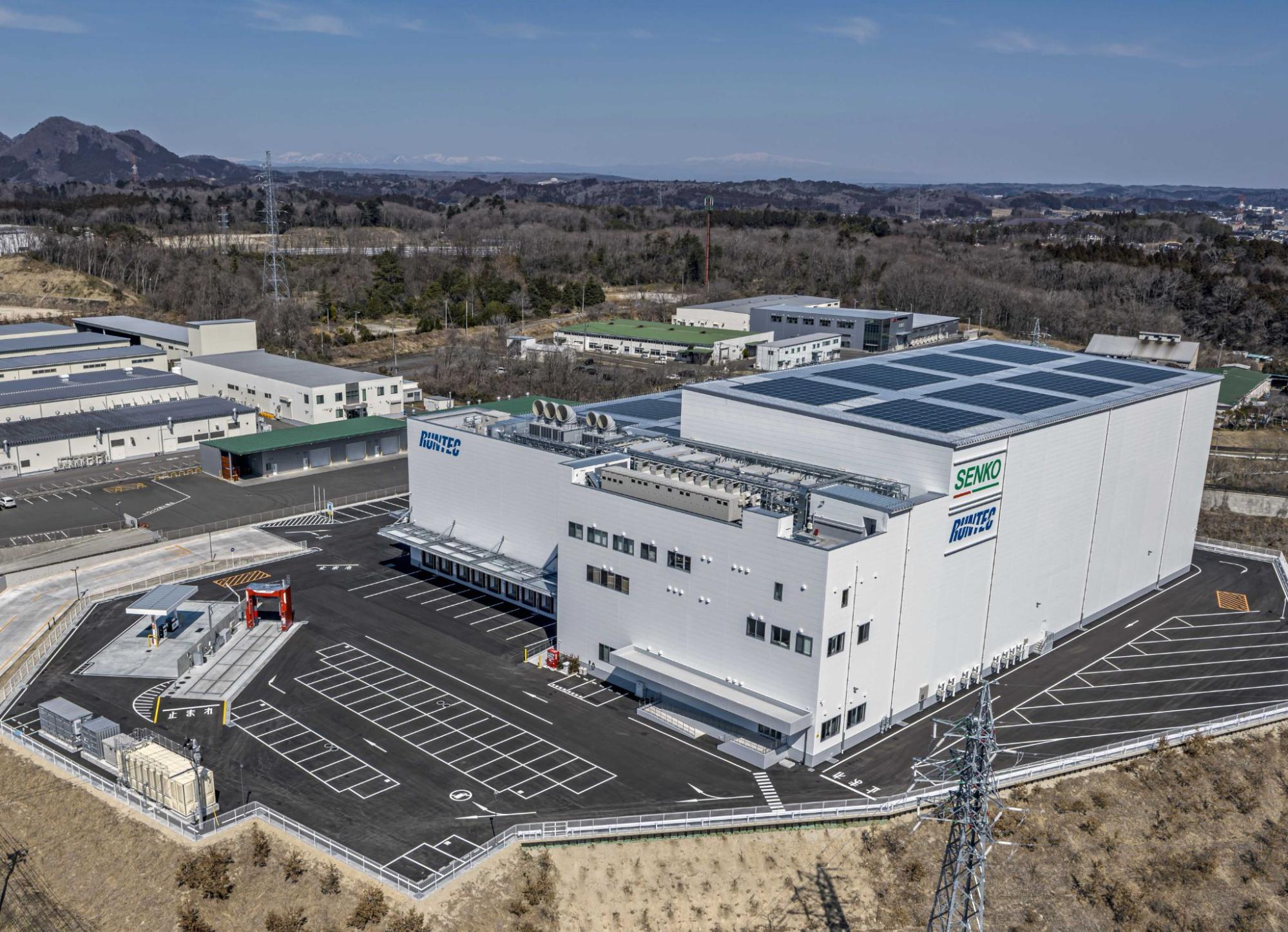 冷蔵・冷凍の2温度帯で、主に食品配送の拠点<br>