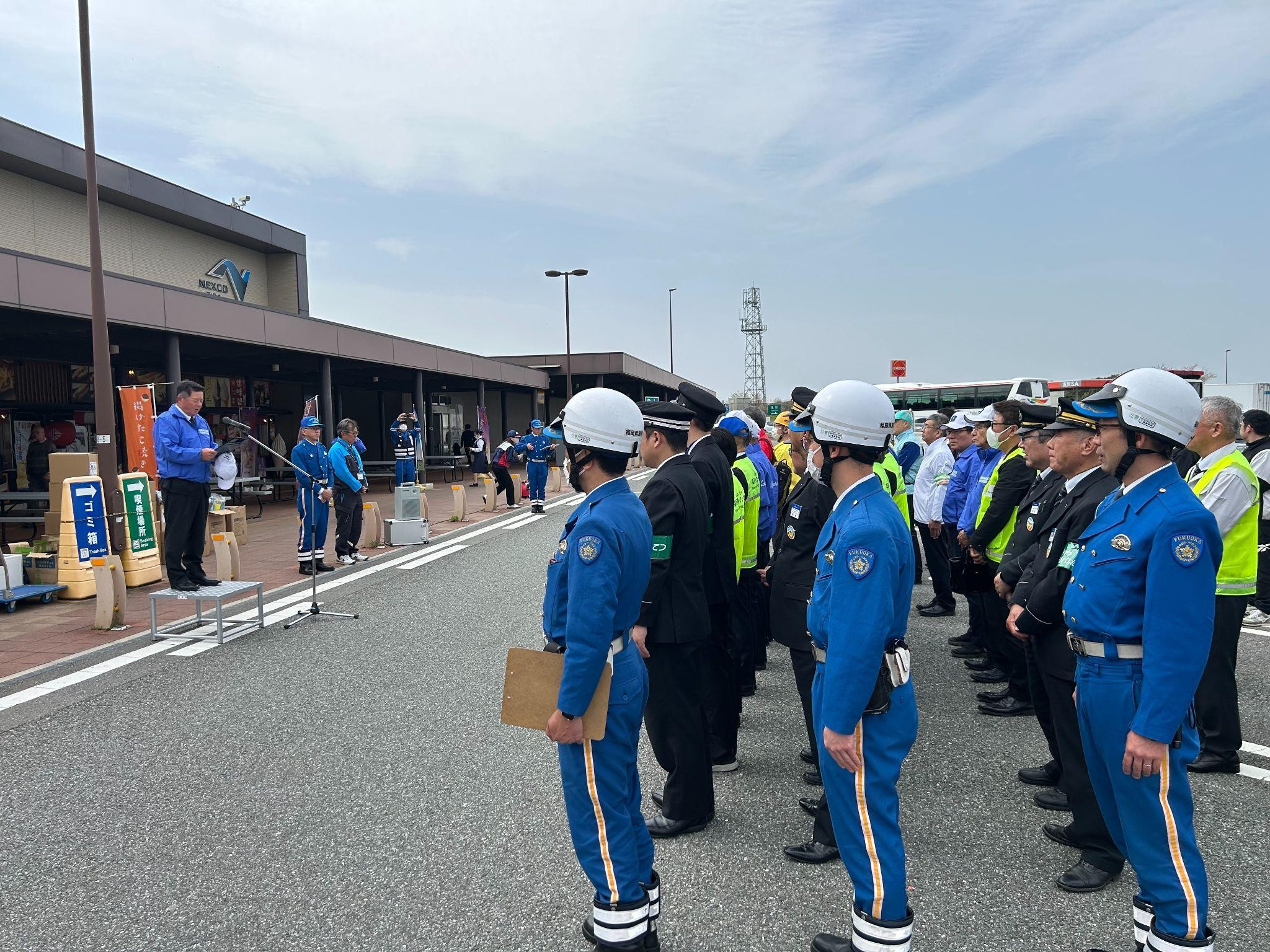 開会式で飲酒運転の根絶を訴え