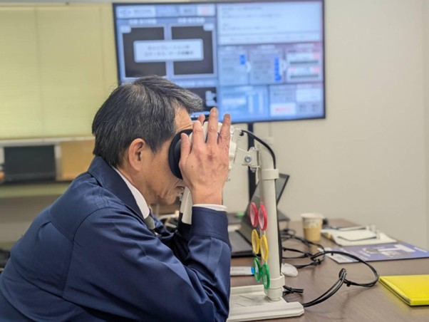 機器でドライバーの運転能力を測定