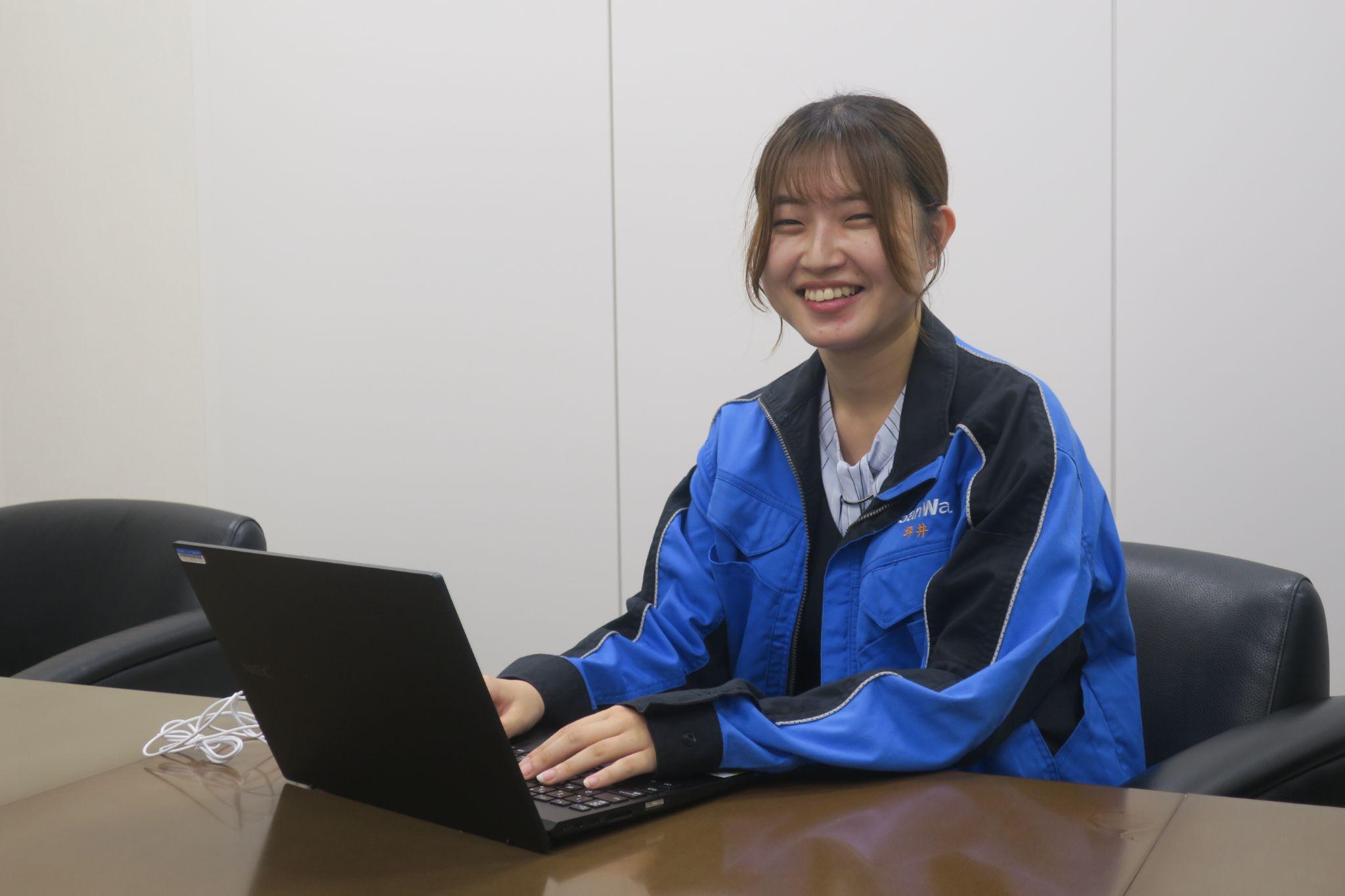 三和倉庫事業推進・購買部　坪井碧海さん