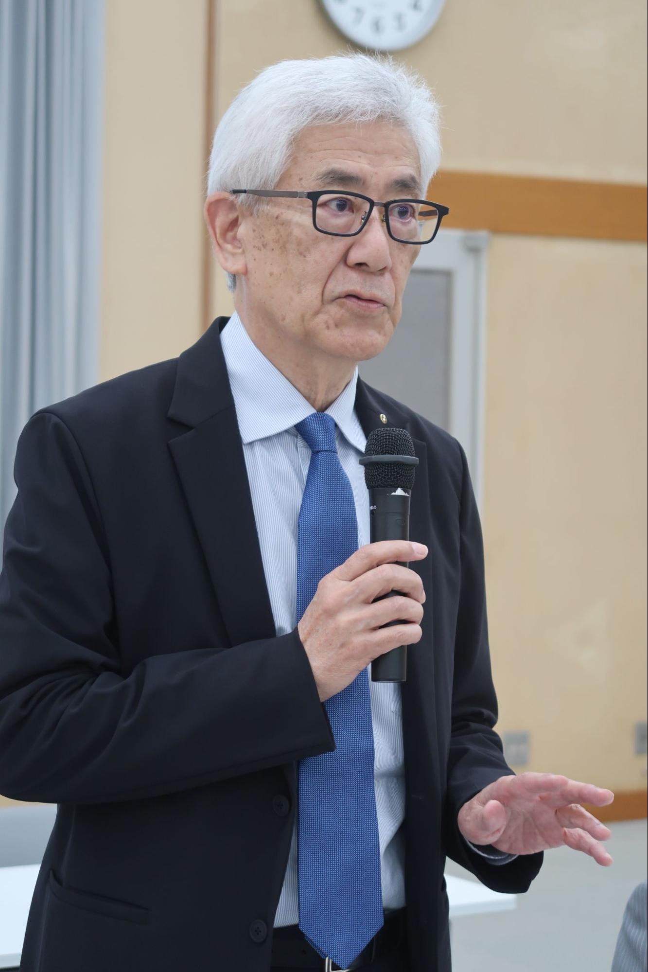 大阪ト協会長　鴻池忠彦氏