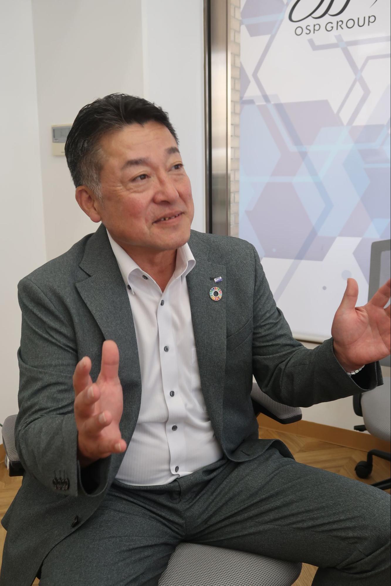 大阪シーリング印刷執行役員CLO　鍵弥正樹氏