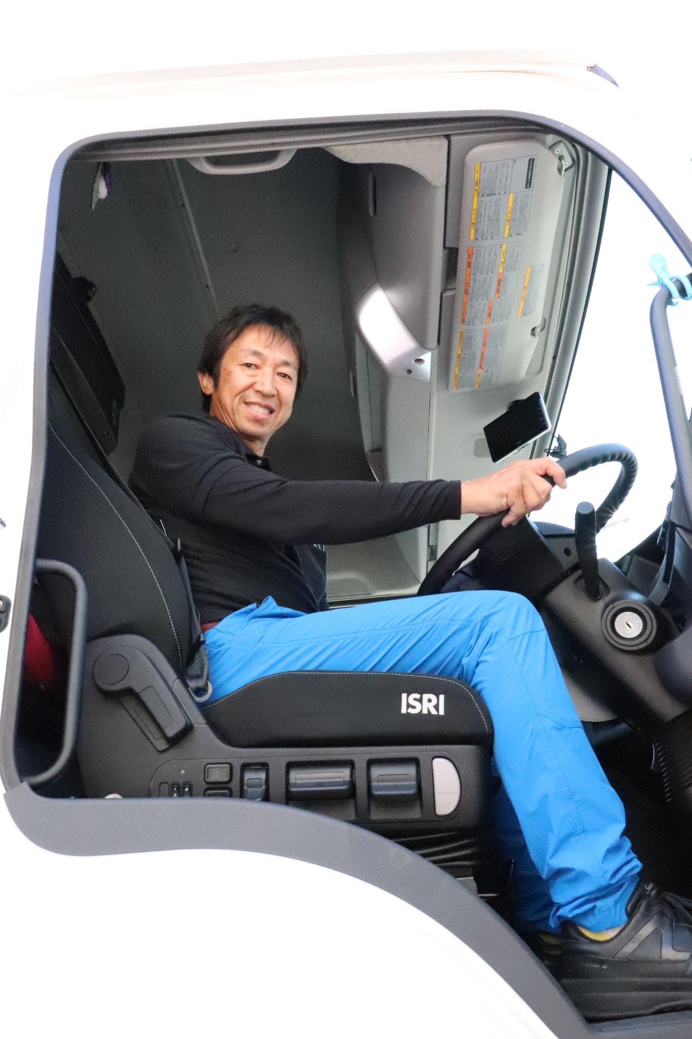 職場環境に魅力を感じて3月に入社したドライバーの宮内氏