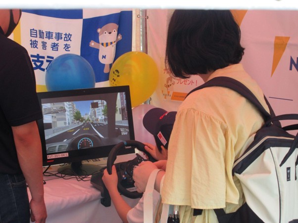 運転シミュレーター体験を実施（8月29日）