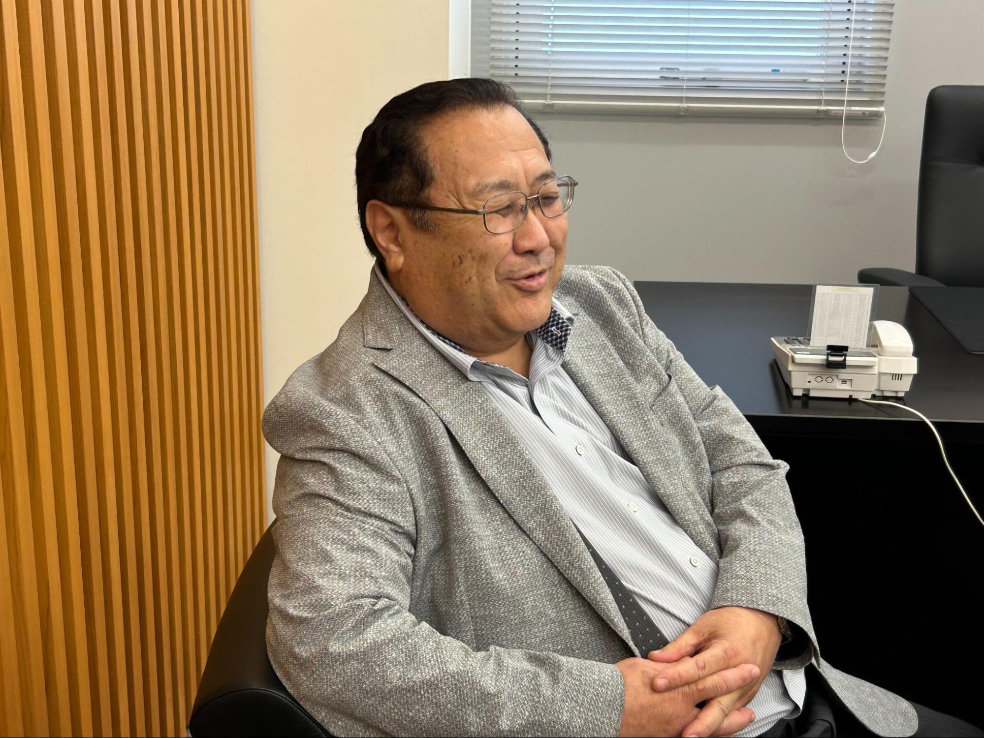 三ト協会長　加田潔氏