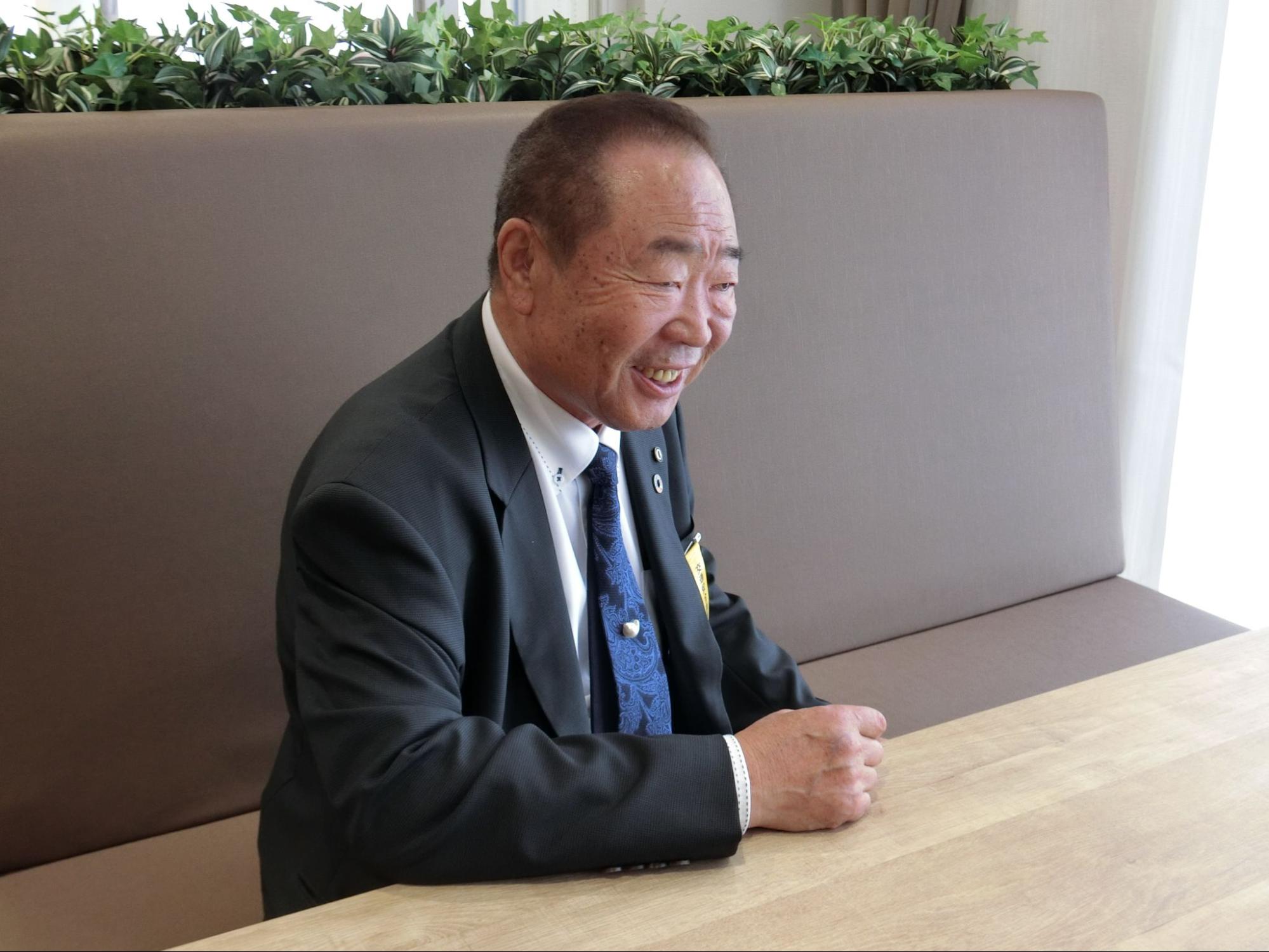 群ト協会長　佐藤今朝司氏